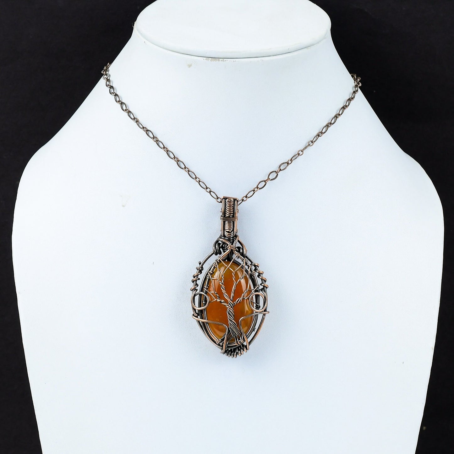 Red Carnelian Gemstone Pendant
