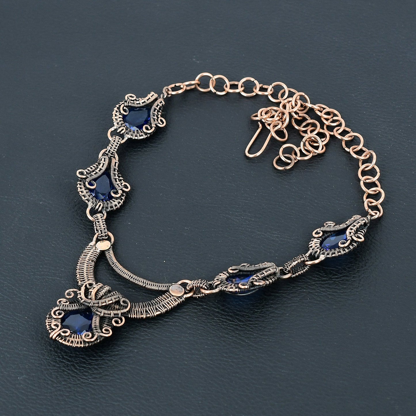 Blue Sapphire Gemstone Necklace
