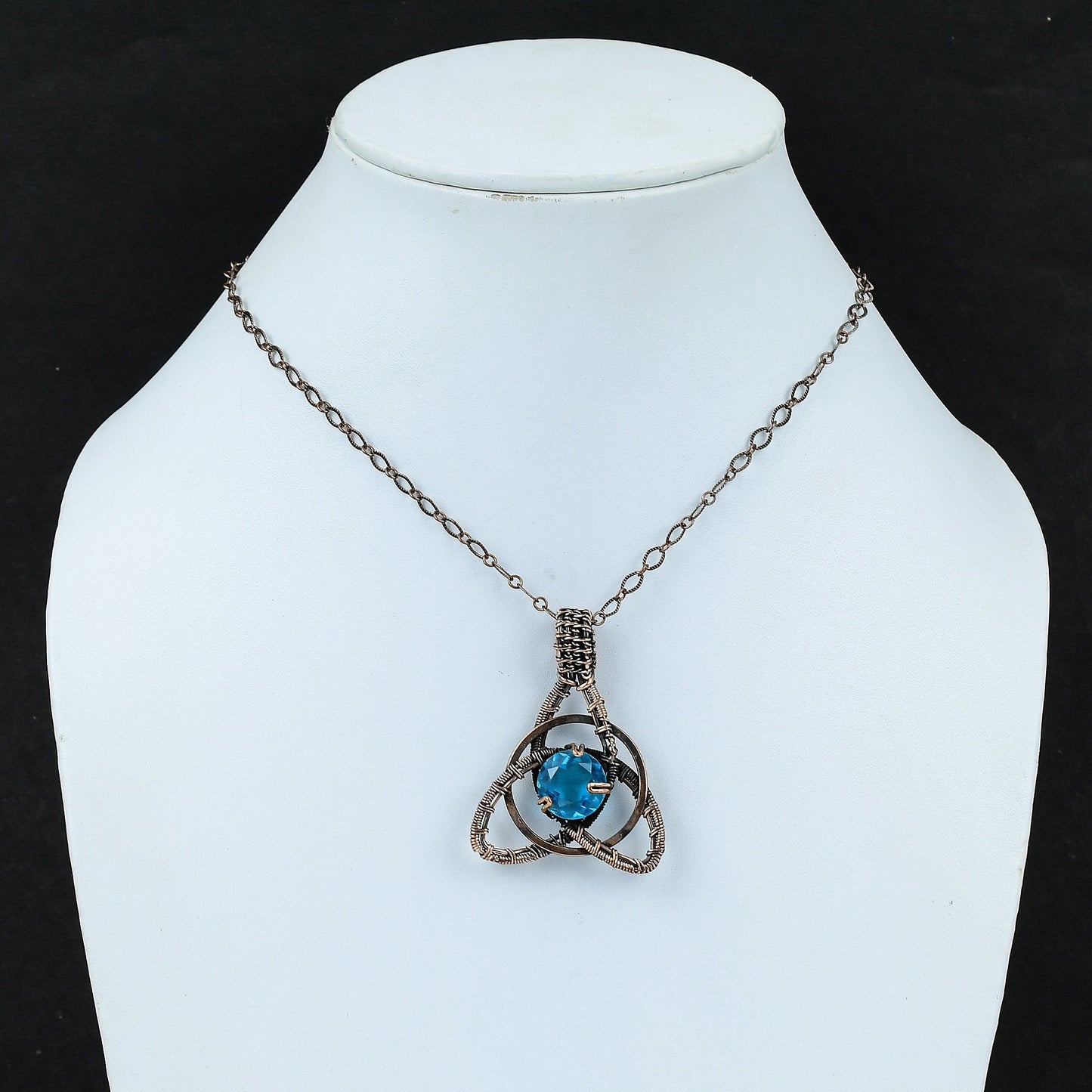 Blue Topaz Gemstone Pendant