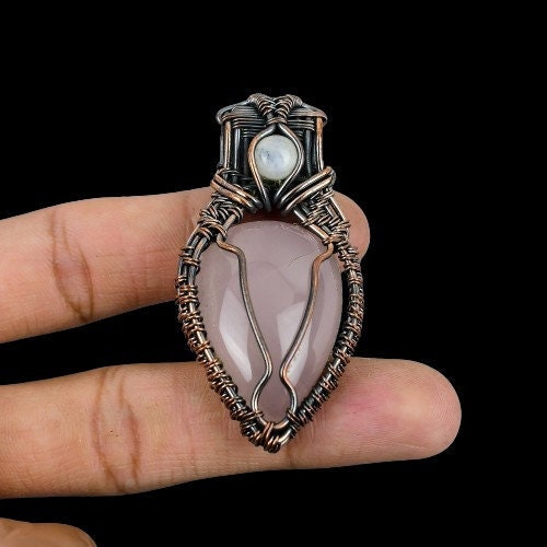 Rose Quartz Gemstone Pendant