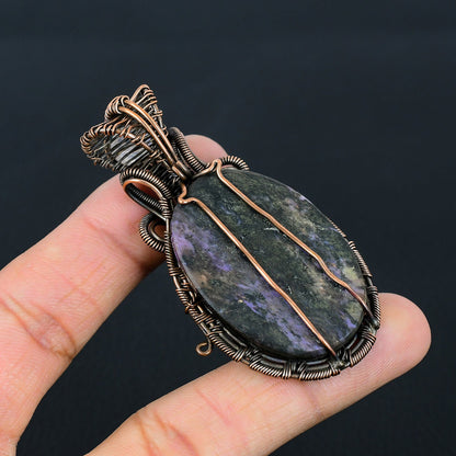 Purple Charoite Gemstone Pendant