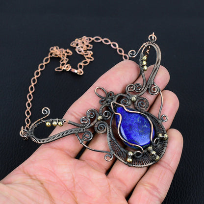 Blue Lapis Lazuli Gemstone Pendant
