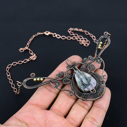 Green Seraphinite Gemstone Necklace