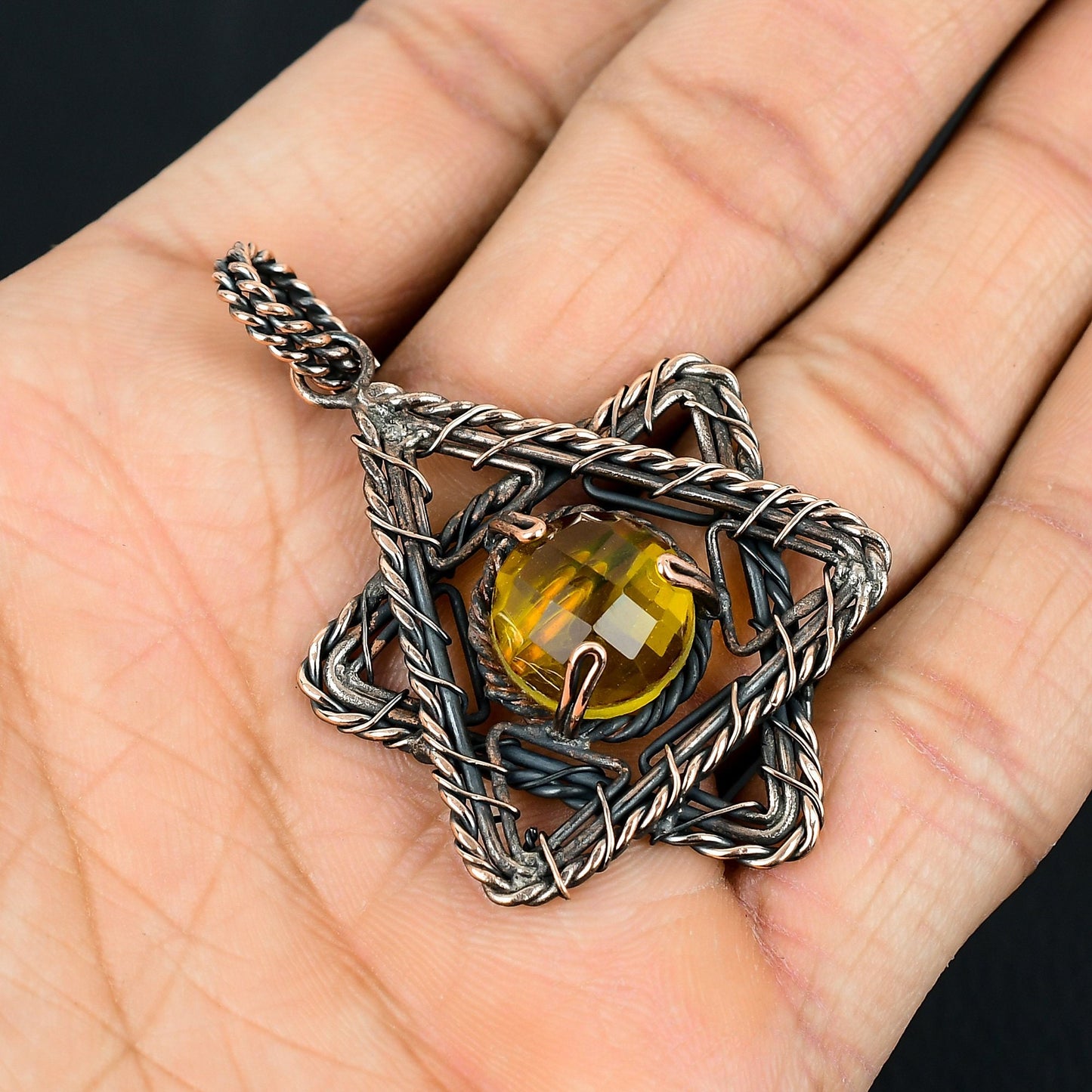 Lemon Topaz Gemstone Pendant