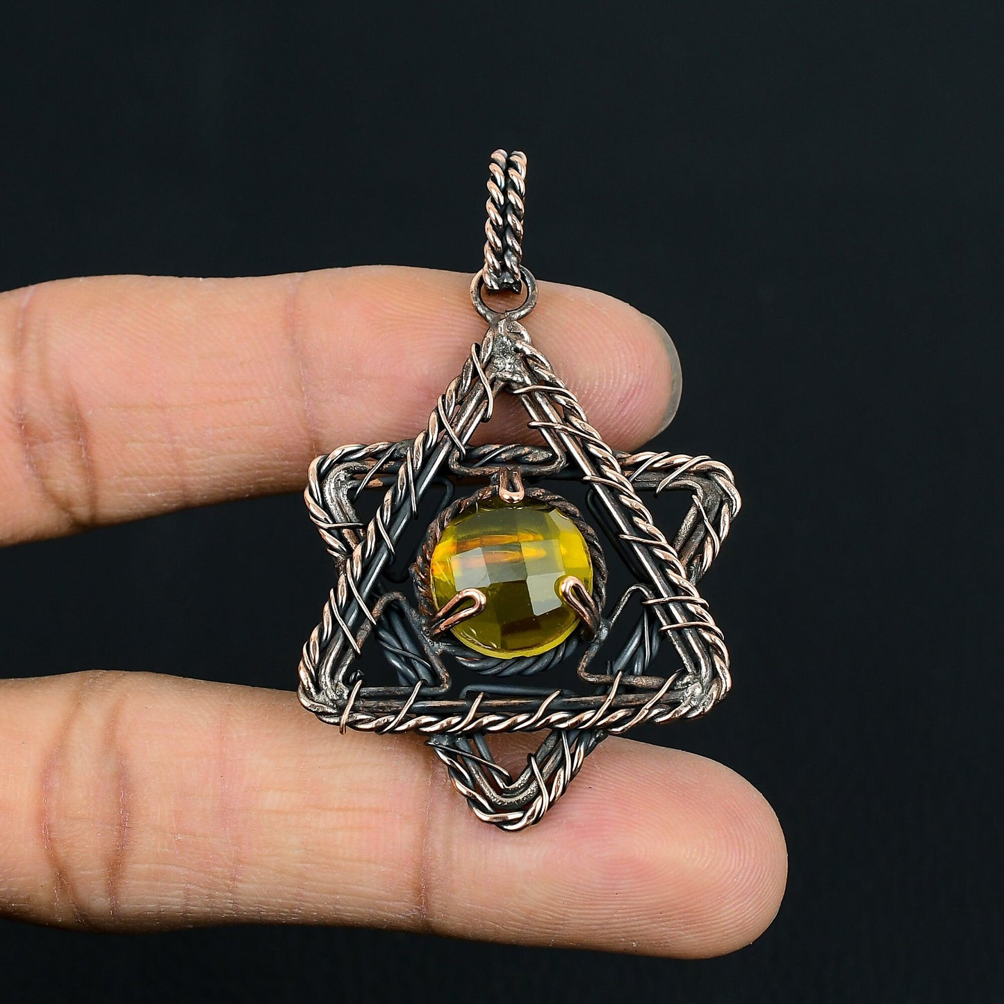Lemon Topaz Gemstone Pendant