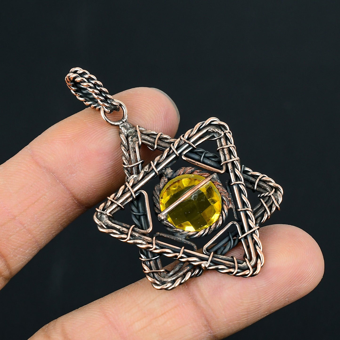 Lemon Topaz Gemstone Pendant