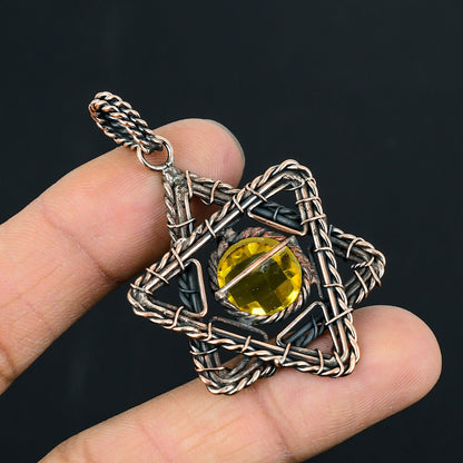 Lemon Topaz Gemstone Pendant