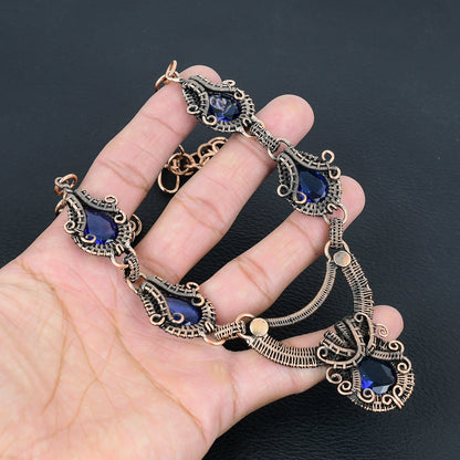 Blue Sapphire Gemstone Necklace