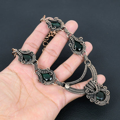 Green Chrome Diopside Gemstone Necklace