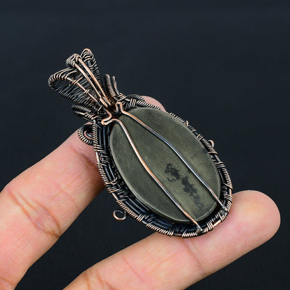 Golden Pyrite Gemstone Pendant
