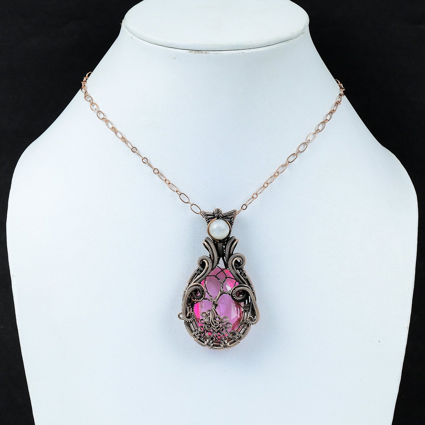 Pink Kunzite Gemstone Pendant