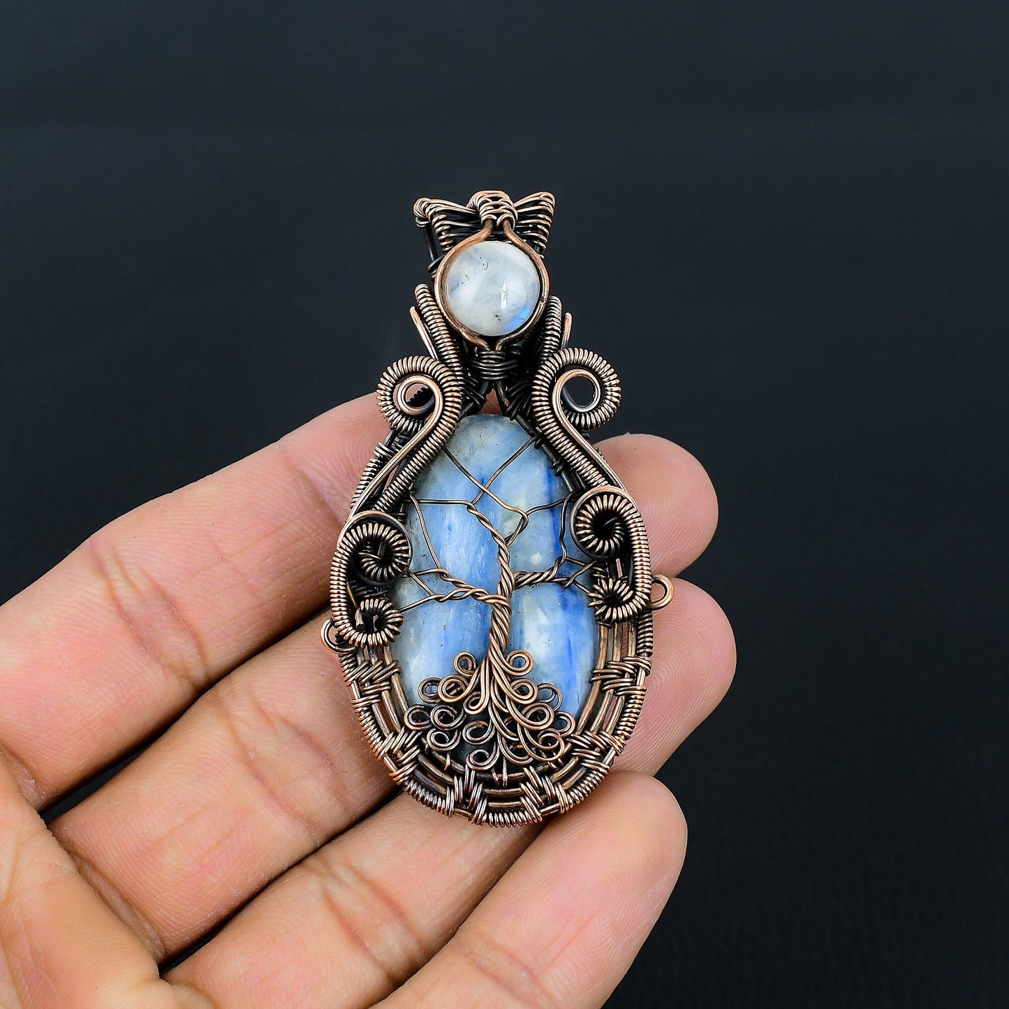 Blue Kyanite Gemstone Pendant