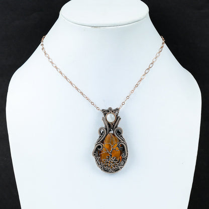Yellow Citrine Gemstone Pendant