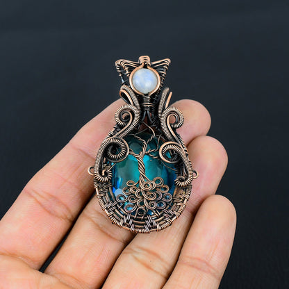 Blue Topaz Gemstone Pendant