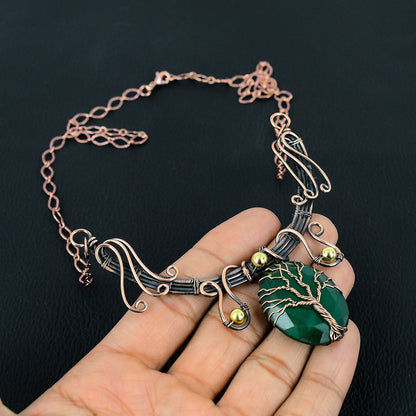Green Emerald Gemstone Pendant