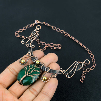 Green Emerald Gemstone Pendant