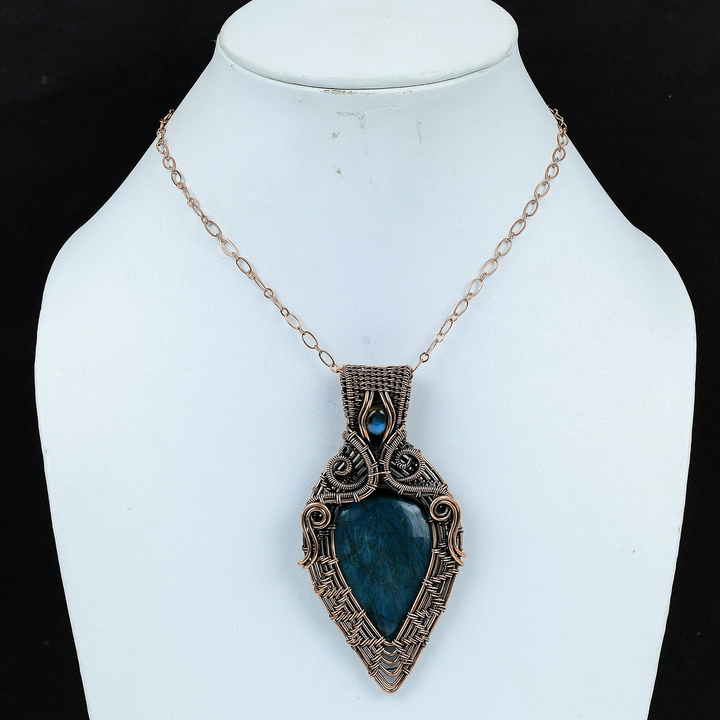 Blue Labradorite Gemstone Pendant
