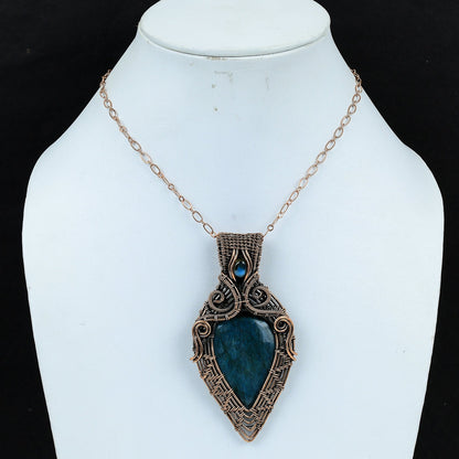 Blue Labradorite Gemstone Pendant