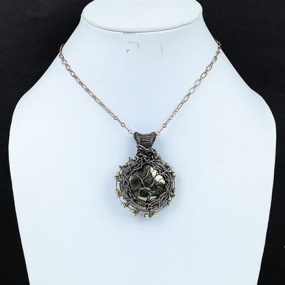 Golden Pyrite Gemstone Pendant