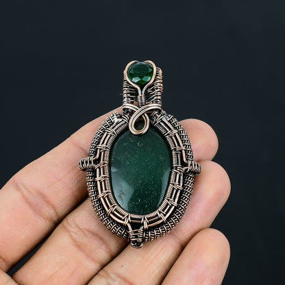 Green Jade Gemstone Pendant