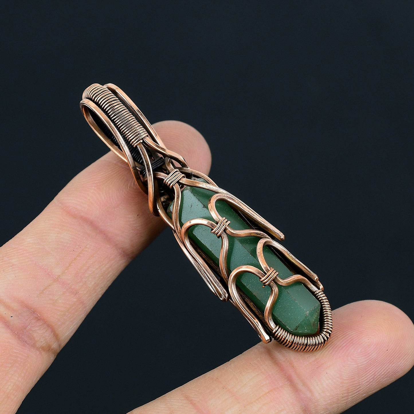Green Aventurine Gemstone Pendant