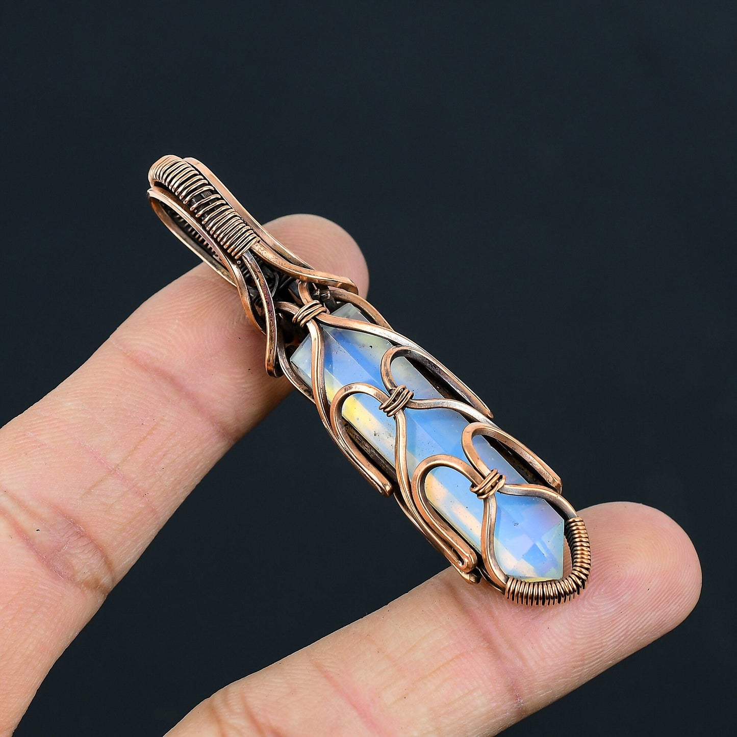 Milky Opal Gemstone Pendant