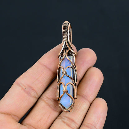 Milky Opal Gemstone Pendant