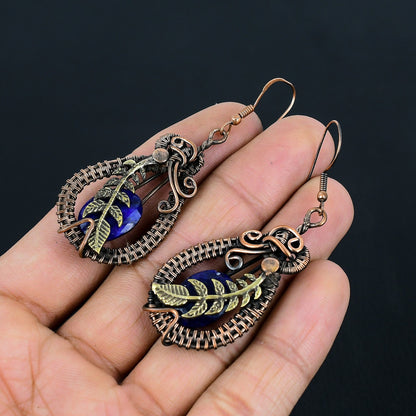 Blue Sapphire Gemstone Earrings