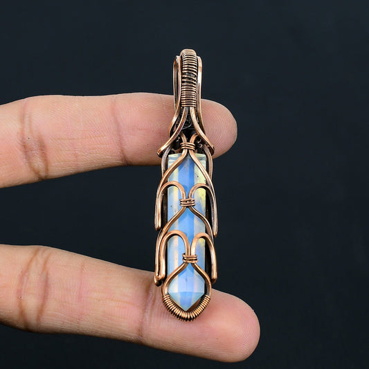 Milky Opal Gemstone Pendant
