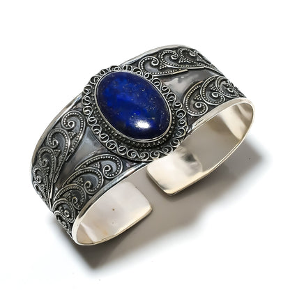Blue Lapis Lazuli Gemstone Bracelet
