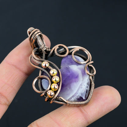 Purple Amethyst Gemstone Pendant