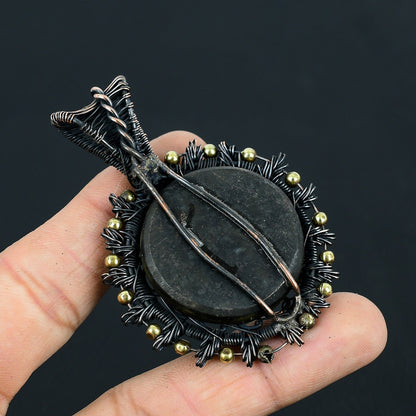 Rainbow Abalone Gemstone Pendant