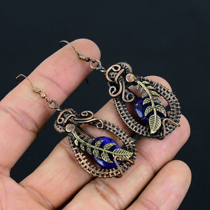 Blue Sapphire Gemstone Earrings
