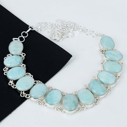 Green Amazonite Gemstone Necklace