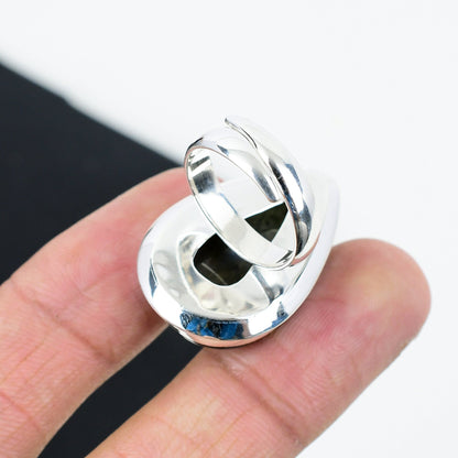 Blue Labradorite Gemstone Ring