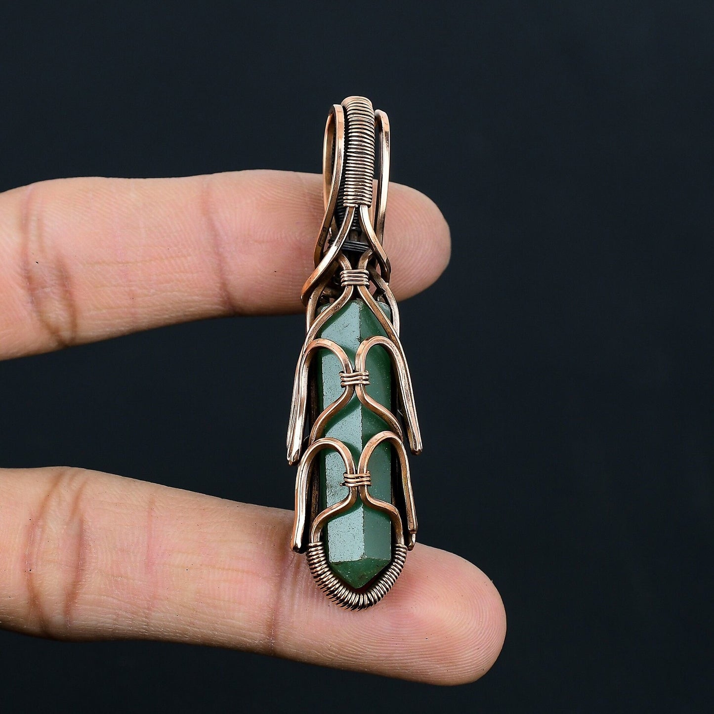 Green Aventurine Gemstone Pendant