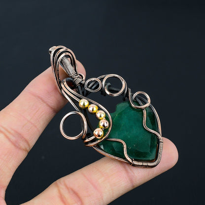 Emerald Green Gemstone Pendant