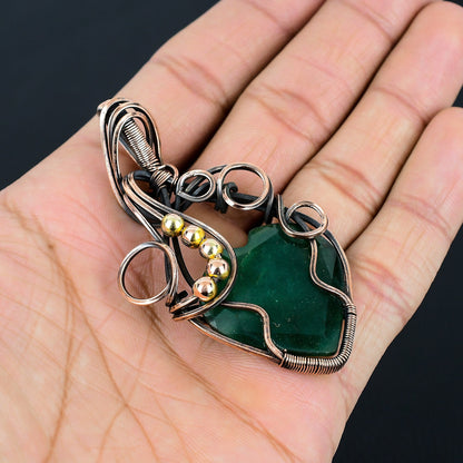 Emerald Green Gemstone Pendant