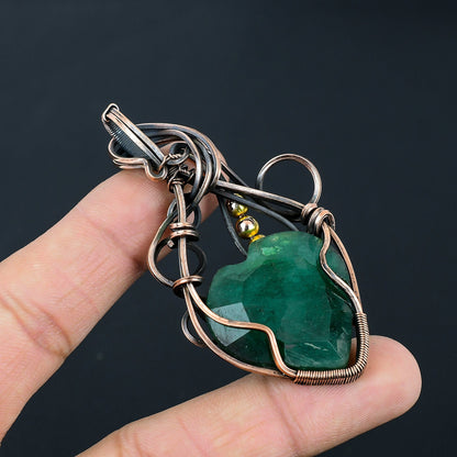 Emerald Green Gemstone Pendant