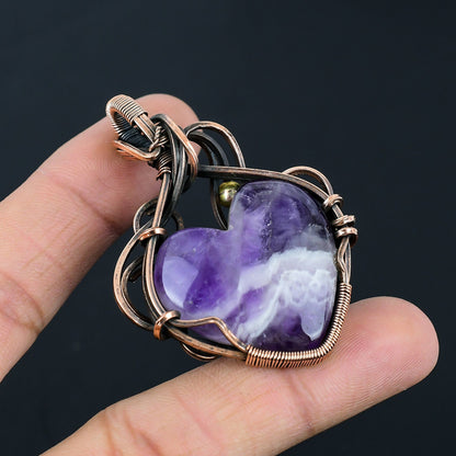 Purple Amethyst Gemstone Pendant
