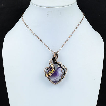 Purple Amethyst Gemstone Pendant
