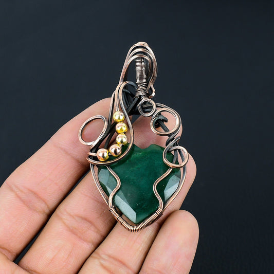 Emerald Green Gemstone Pendant