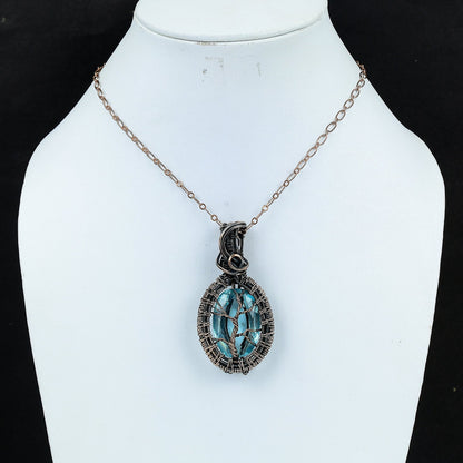 Blue Topaz Gemstone Pendant