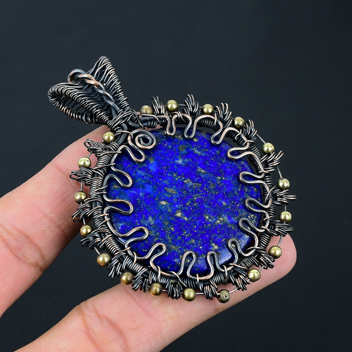 Blue Lapis Gemstone Pendant