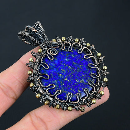 Blue Lapis Gemstone Pendant