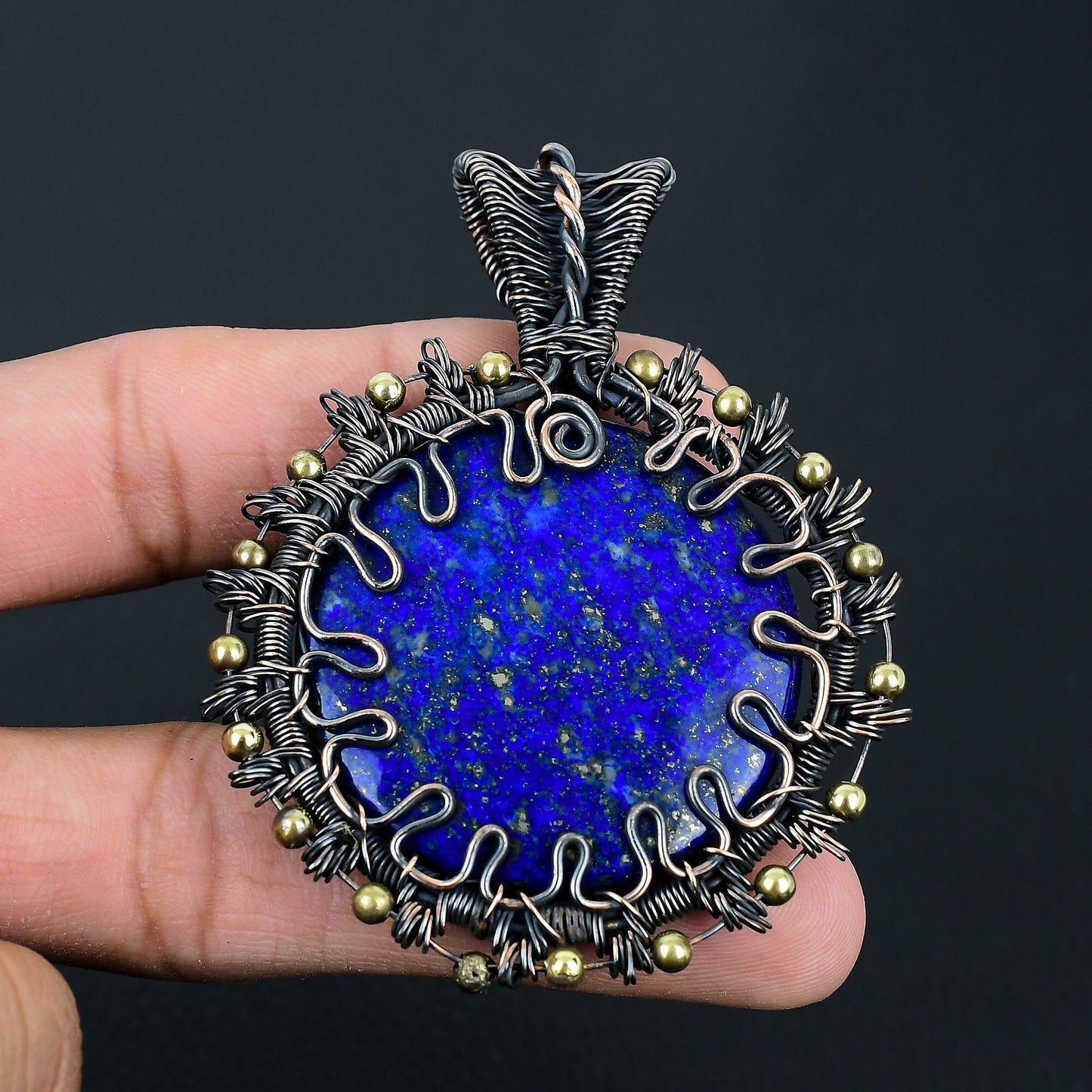 Blue Lapis Gemstone Pendant