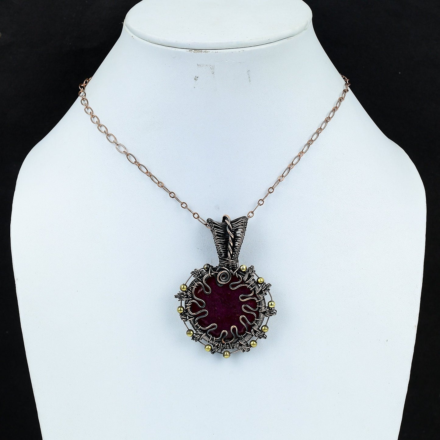Red Ruby Gemstone Pendant