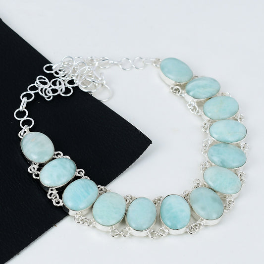 Green Amazonite Gemstone Necklace