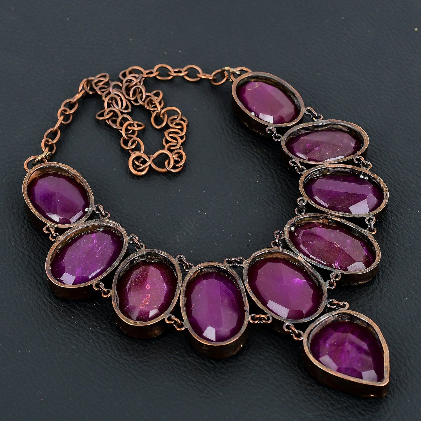 Ruby Red Gemstone Necklace