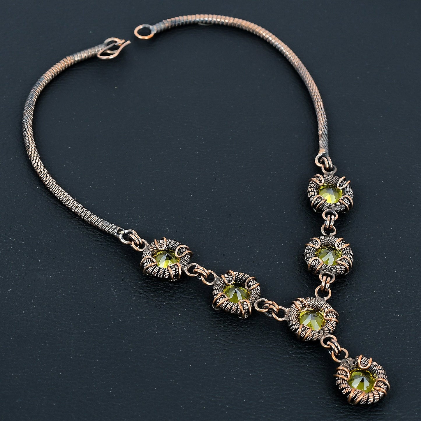 Golden Citrine Gemstone Necklace